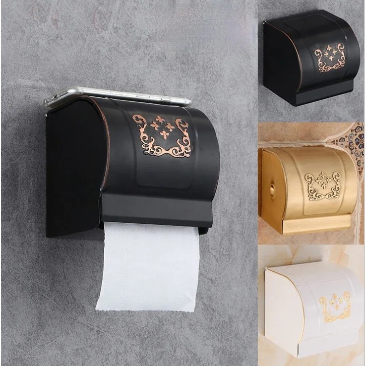 Paper Towel Dispenser Wall Mounted Tissue Box Holder Paper Towel Holder Toilet Paper Holder Bathroom