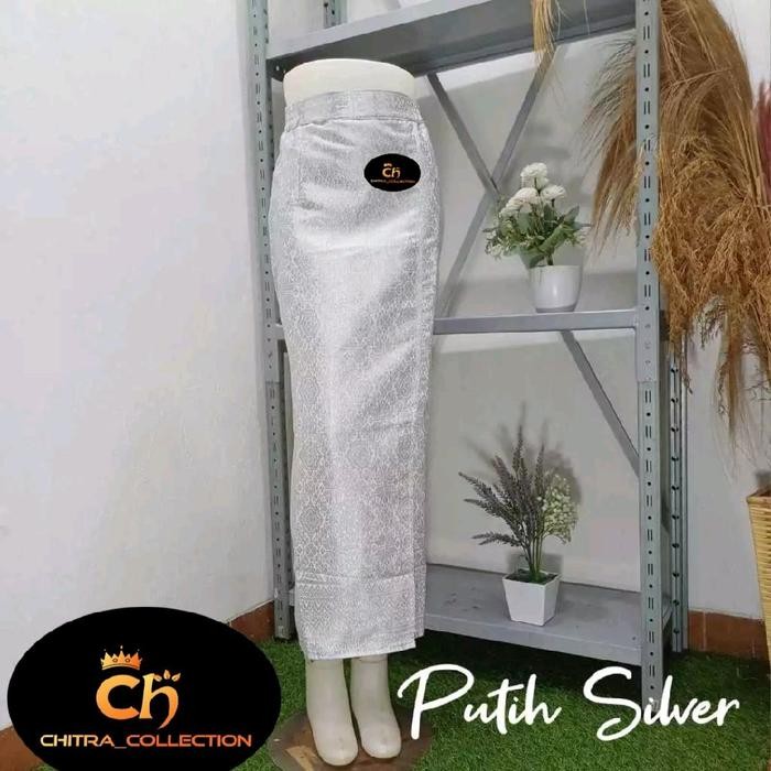 ypa5- Rok Span Songket Kebaya Wanita//Rok Songket Jadi/Rok Span Songket Panjang Belah