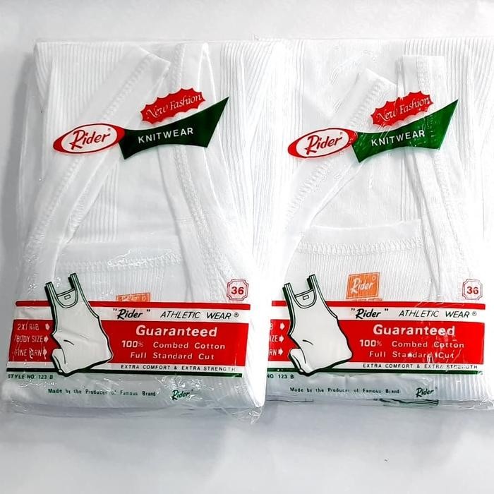 rv45- Singlet Rider Singlet Pria Kaos Dalam Rider Uk 38, 40, 42