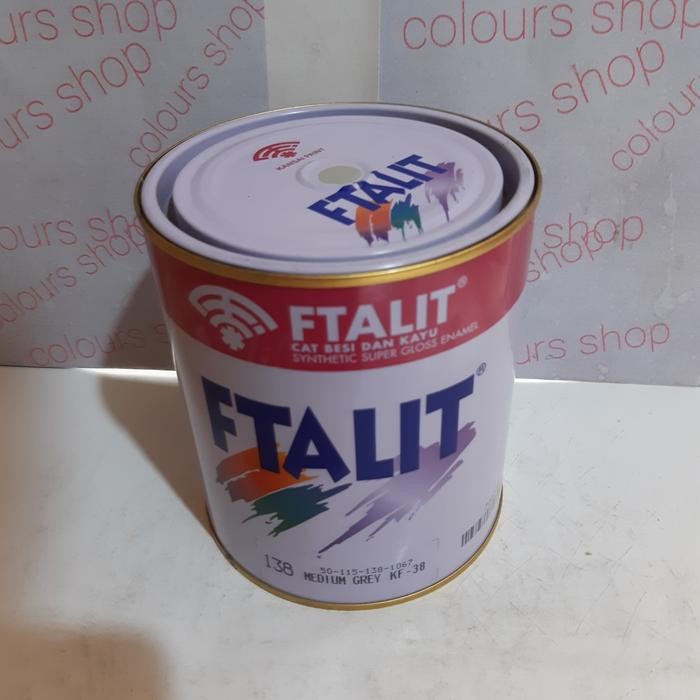 CAT FTALIT KAYU BESI MEDIUM GREY 138 ISI 1KG