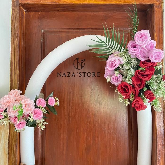 Gabus Busa Bunga Elastis Dekorasi Bulat Panjang 2m Oasis Floral Foam