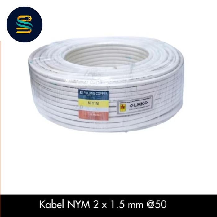 Kabel Nym 2X1,5 / 2X1.5 Pulung 50 Meter