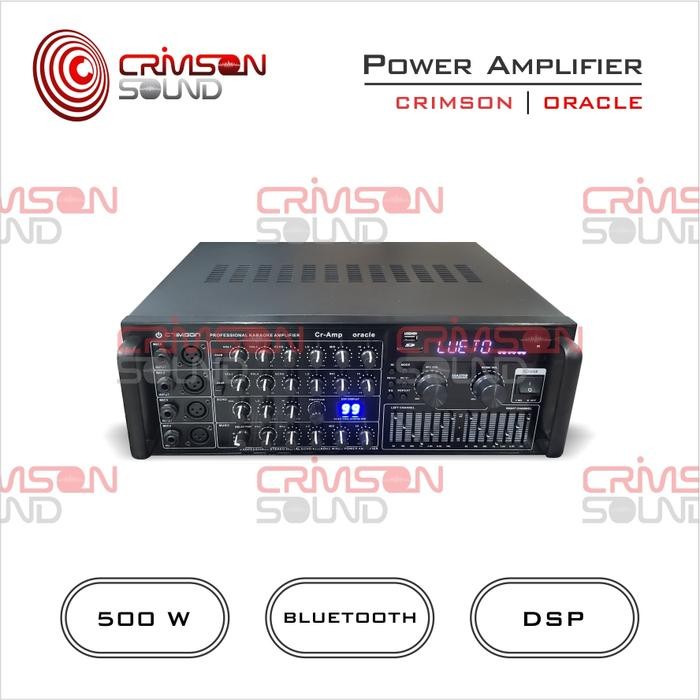Paling Laris Amplifier Bluetooth Crimson 500 Waat 99 Dsp - Oracle Terlariss 
