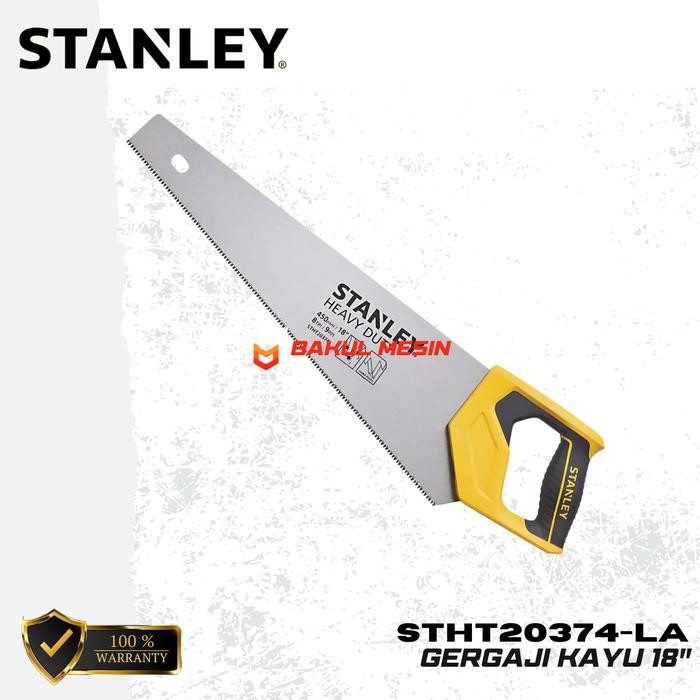 STANLEY STHT20374-LA gergaji kayu gergaji tangan 18inch hand saw