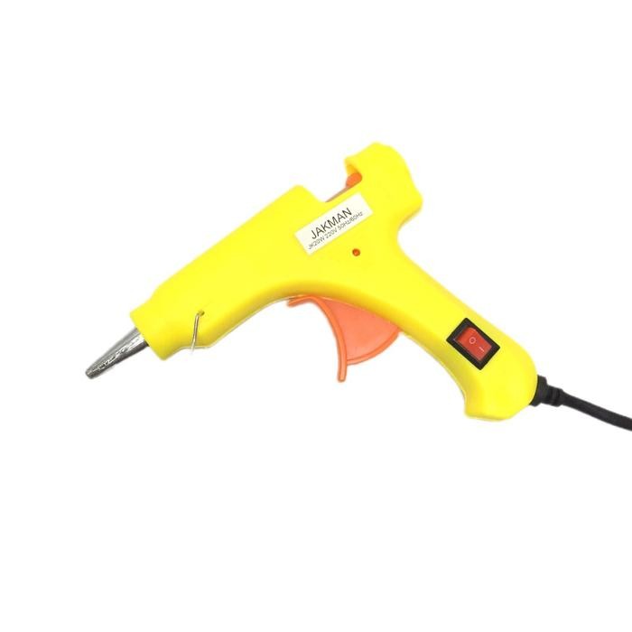 BisaDiantar- Glue Gun / Alat Lem Tembak 20W / Alat Lem Tembak Warna Pink & Kuning