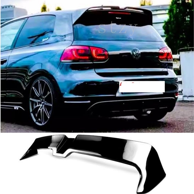 For Volkswagen Vw Golf 6 Mk6 Tdi Spoiler 2010 2011 2012 2013 Rear Window Roof Spoiler Vw Golf Rear