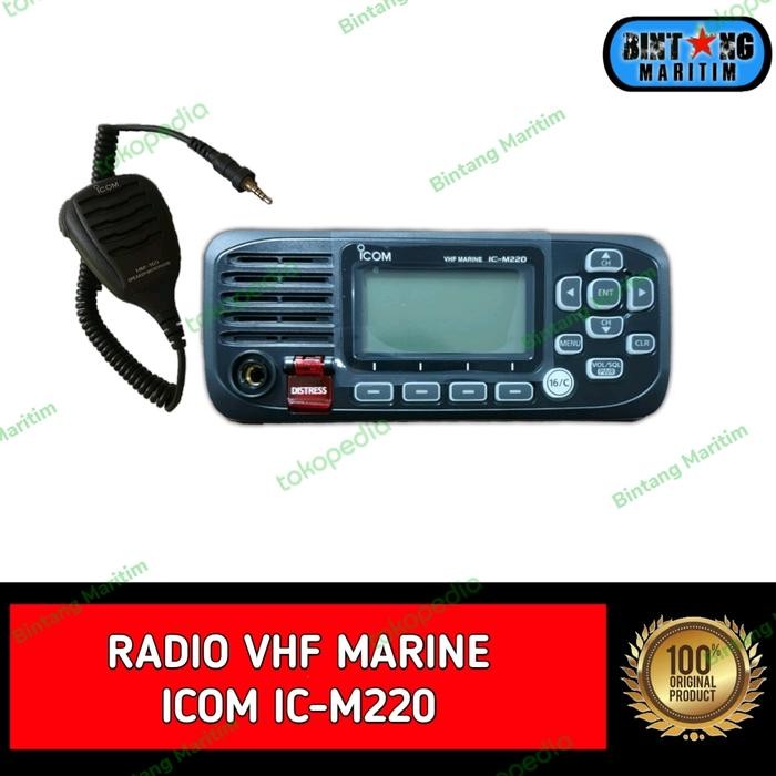 a8lq- Radio Vhf Marine Icom Ic-M220 Ic M220 Icm220 M220 Garansi 1 Tahun