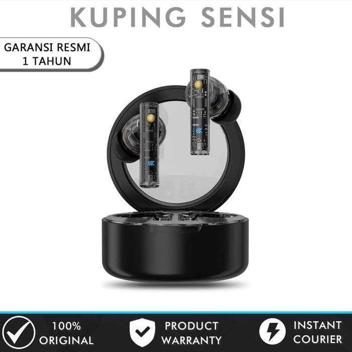 SALE KZ Carol Bluetooth Earphone TWS Bluetooth 5.3 Mic Active Noise Cancelling Earphone