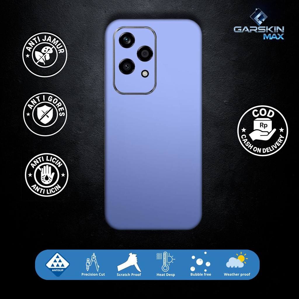 Garskin Skin Honor 200 Lite 5g Essential color Fullbody / Backonly | Anti Gores | Bisa Custom | Kode
