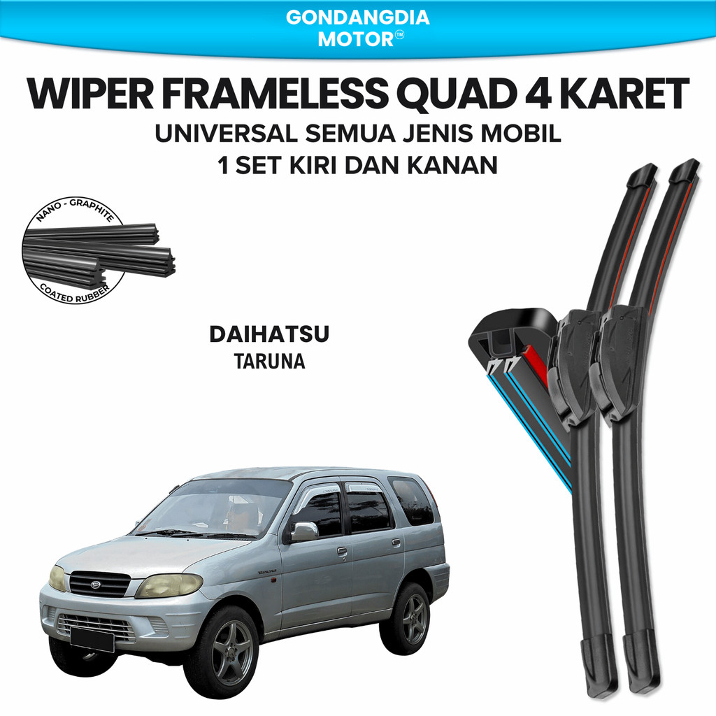 Wiper Daihatsu Taruna Quad Kaca Depan Mobil