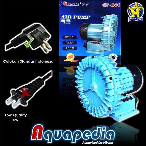 Resun GF250 Pompa Udara Aquarium/Kolam Air Blower