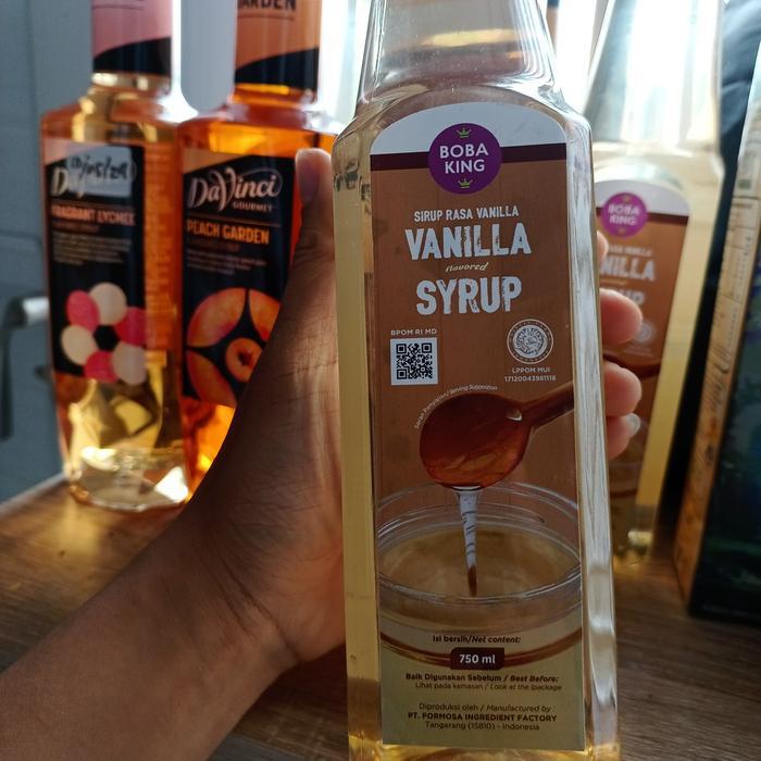 BOBA KING SYRUP VANILLA 750 ML