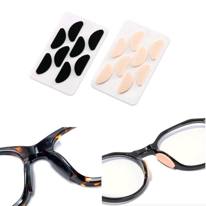 1 Pasang Nose Pad Kacamata NosePad Busa Penyangga Kacamata