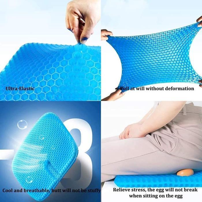 bantal alas duduk silikon gel empuk adem original egg sitter cushion