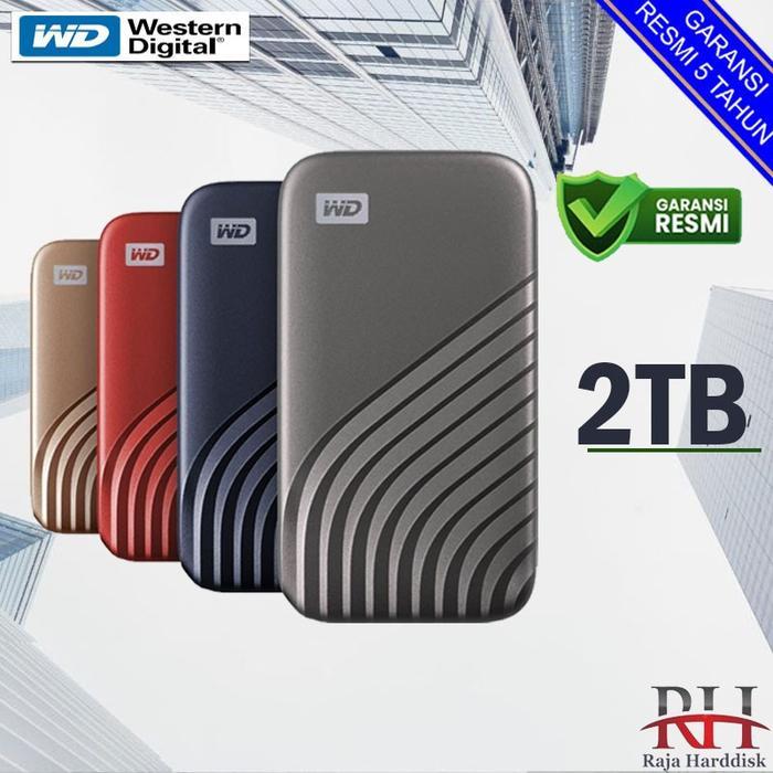 WD MY PASSPORT SSD 2TB - PORTABLE / EXTERNAL / EKSTERNAL SSD