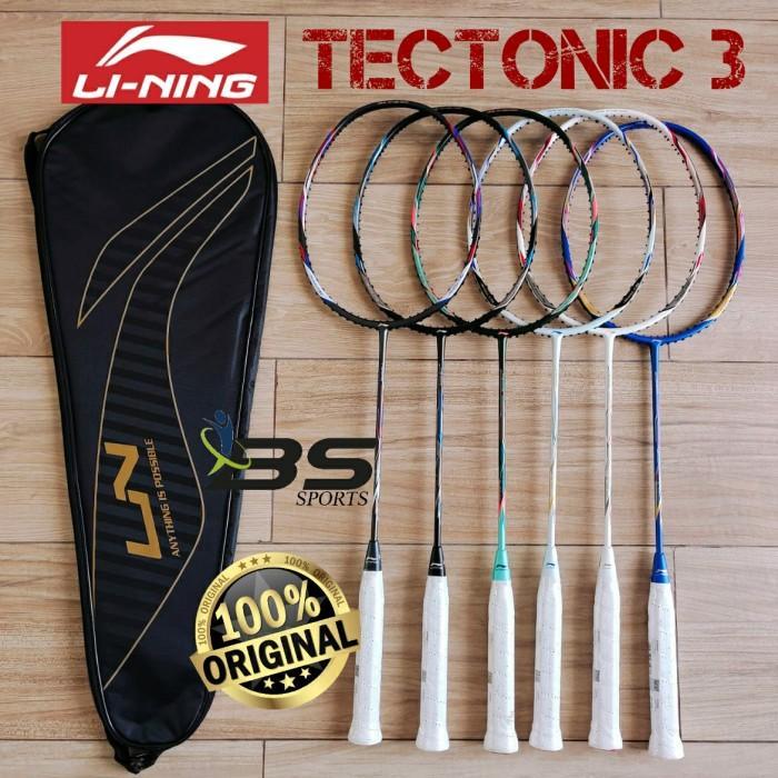 RAKET BADMINTON LINING TECTONIC 3 ORIGINAL 3U