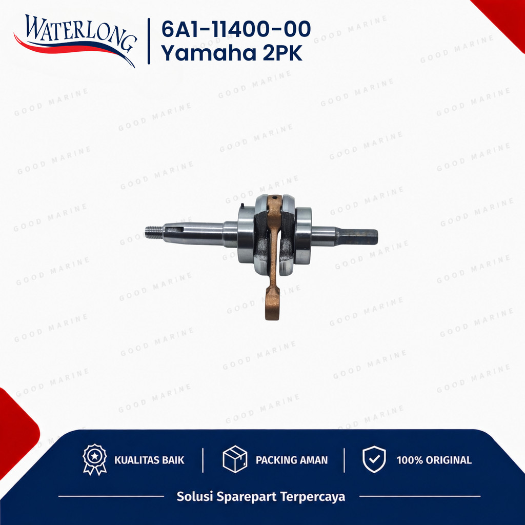 6A1-11400-00 CRANKSHAFT ASSY FOR YAMAHA 2PK SPAREPART MESIN TEMPEL OUTBOARD WATERLONG