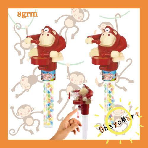 Juqi Druming Monkey Candy / Mainan Monyet Drum Drummer Isi Permen 8Grm Populer