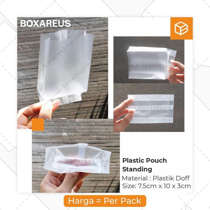 PP750310 POUCH PLASTIK / PLASTIK KUE POLOS CLEAR DOFF/PLASTIK MOONCAKE