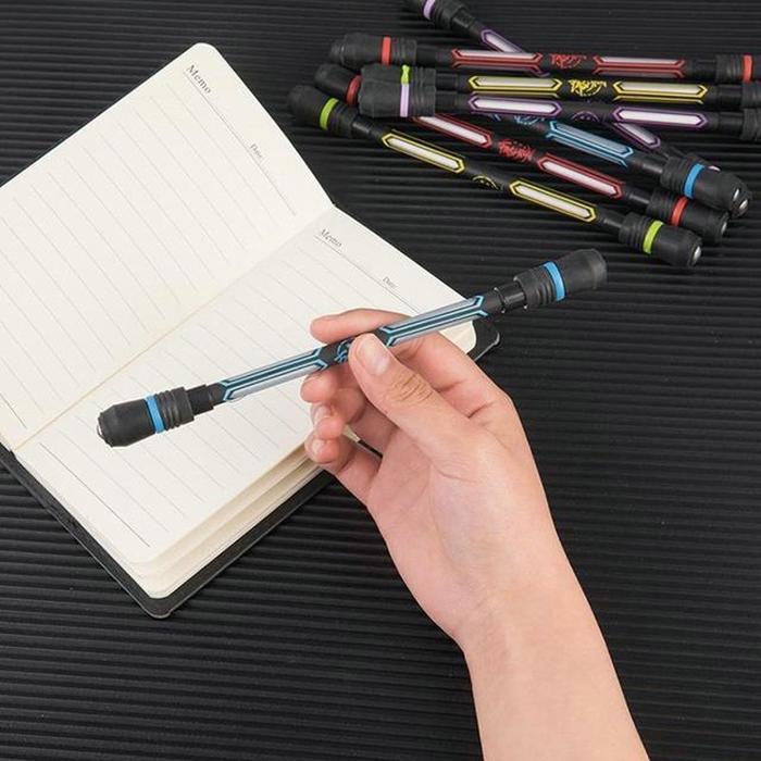 NEW SPINNING PEN CLASSIC FIDGET /SPINNING PEN BALANCE PEN ANTI SLIP STRESS
