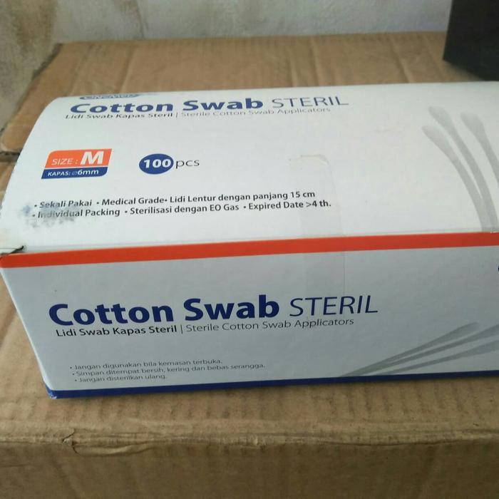 COTTON SWAB STERIL KAPAS LIDI STERIL CITOSWAB UKURAN M