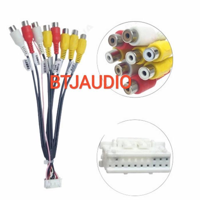 Soket Output Rca Head Unit Android Universal Untuk Segala Merk Android