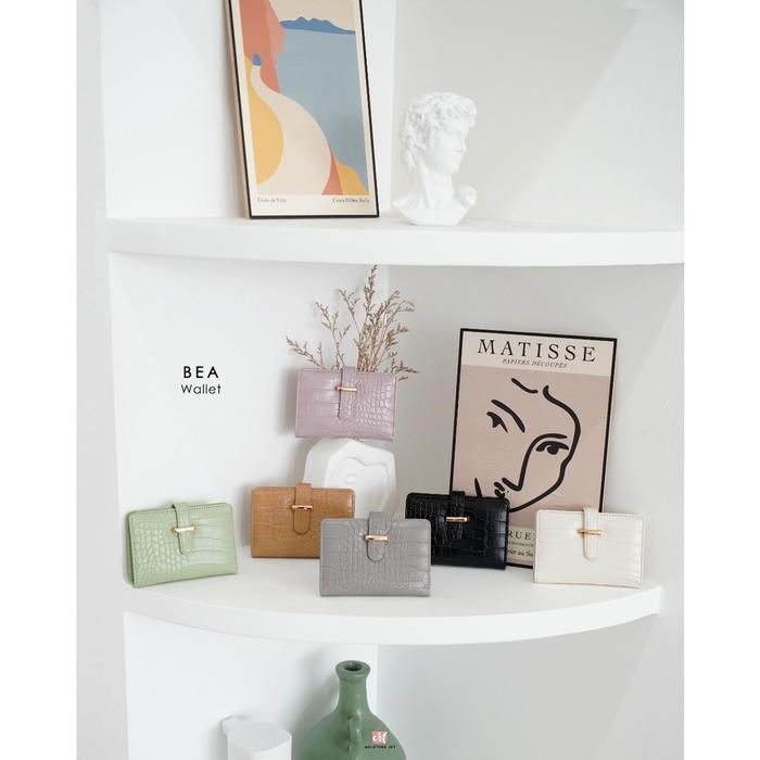 PROMO Damelia Melstore JKT Bea Wallet Dompet Wanita Croco Viral Dompet Koin & Kartu Lipat