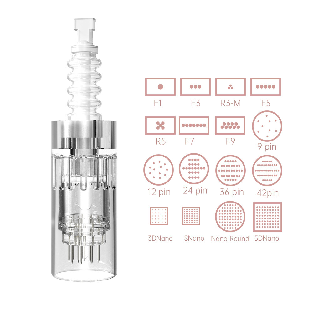 9/12/36/42 E30 Pen Needles Microneedling Bayonet Cartridge Needle Tip For Dr.Pen M5/M7/E30 /N2/MyM