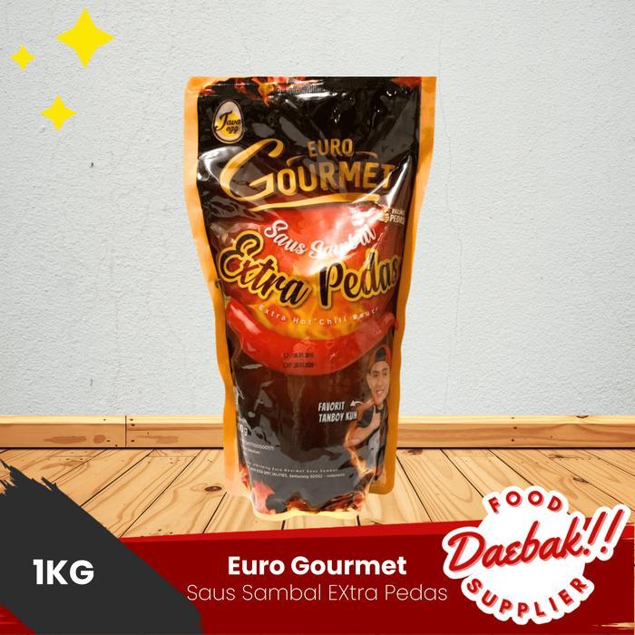 NEW Euro Gourmet Saus Extra Pedas 1kg Gourmet Extra Pedas HALAL