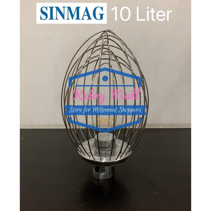 Mixer Sinmag 10 Liter Sm-101 Aksesoris Whisk Whip
