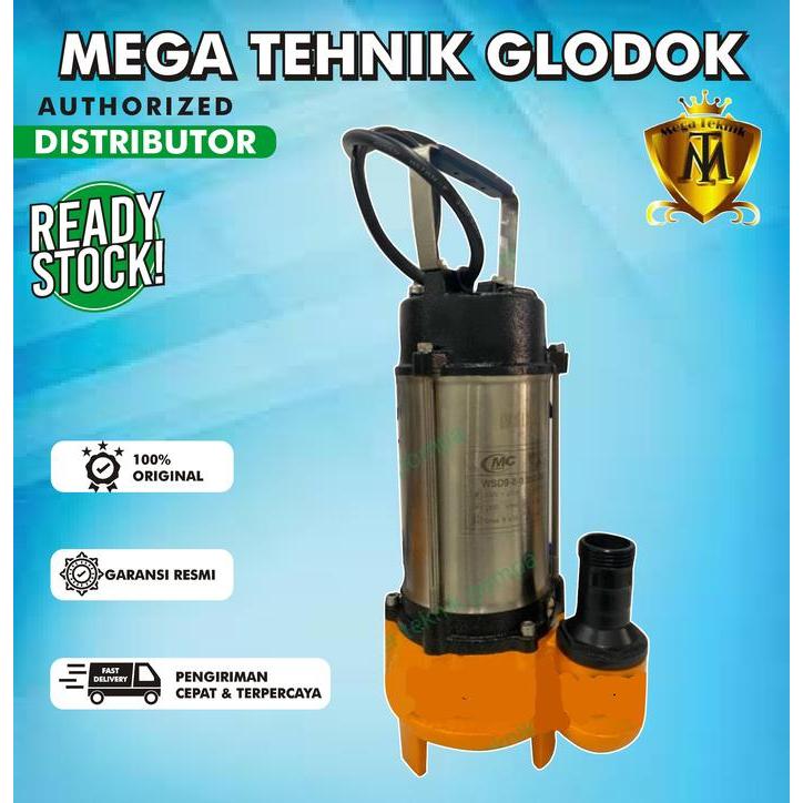 Pompa Celup Air Kotor Nasional 250Watt Submersible Sewage Pump Terbaru 