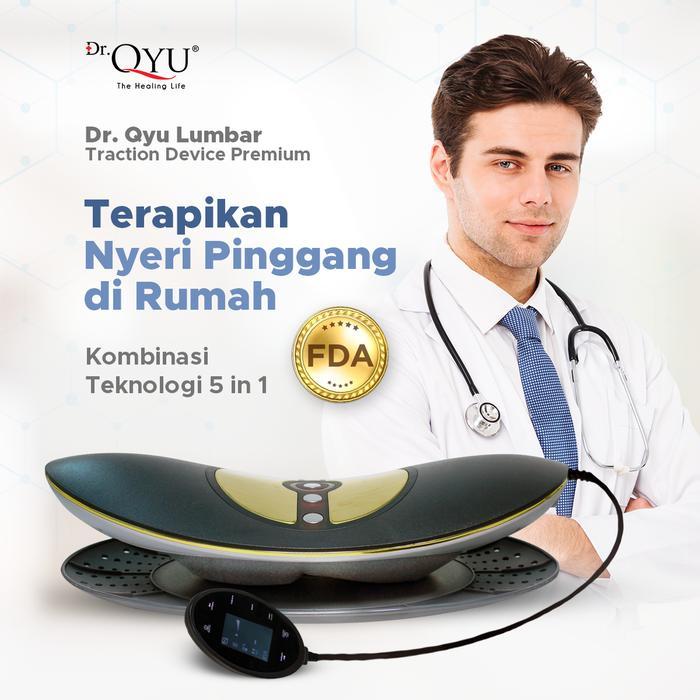 Dr. QYU Lumbar Traction Device Premium - Alat Terapi Sakit Pinggang Nyeri Pinggang Saraf Terjepit