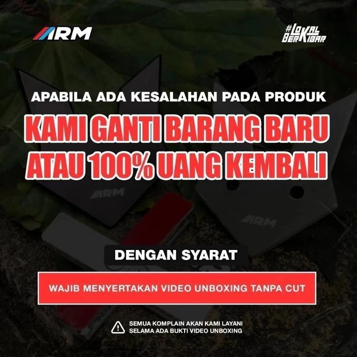 Premium Arm Arumi Cover Knalpot Tameng Nmax Old Original