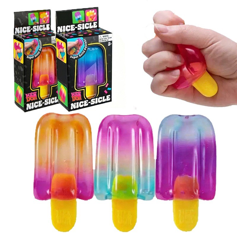 Needoh Sensory Nice Cube Gummy Bear Soft Nice Cube Anti-Stress Stress Relief ADHD Non-toxic Squeeze
