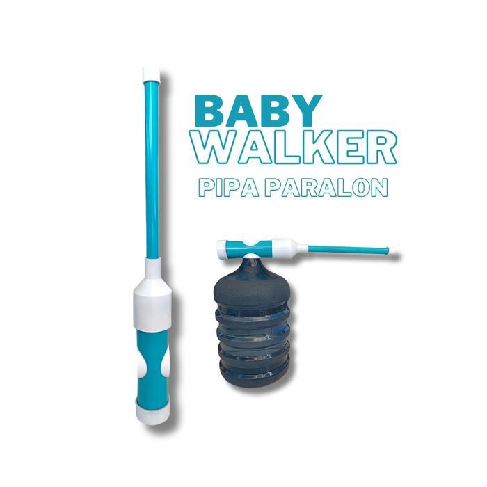 Baby Walker pipa galon warna terbaru TOSKA putih / alat bantu jalan bayi / alat bantu belajar jalan