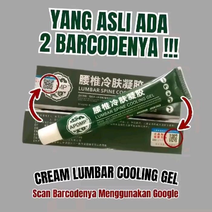 Baru [PAKET 4 PCS] APDMP Salep Lumbar Asli Cream Lumbar Cina Original Lumbar Cold Compress Gel