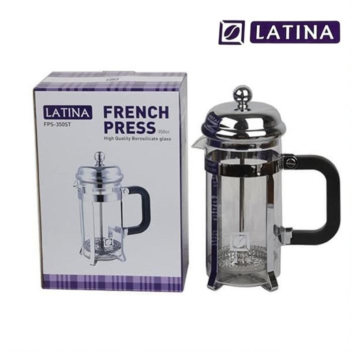

LATINA BERNOULLI FRENCH PRESS FPS-350ST 350 CC BOROSILICATE 350CC