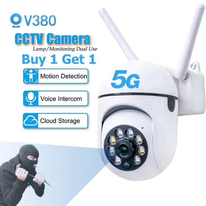 New CCTV IP Camera WIFI cctv V380 Pro jarak jauh cctv mini sambung ke hp cctv satu paket lengkap