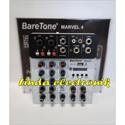 Mixer Audio max baretone marvel 4 Professional mixer 4 ch original