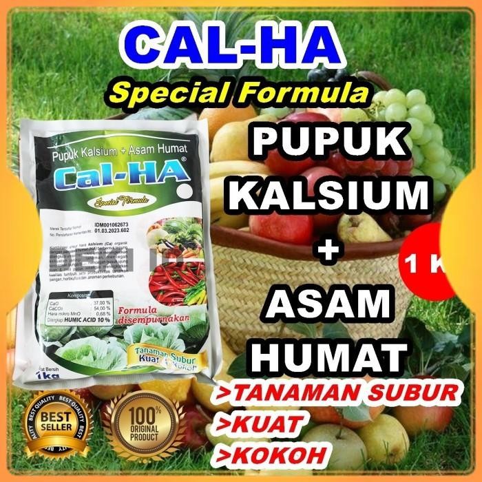 

Promo Cal Ha Pupuk Kalsium Plus Asam Humat Humic Acid Calha 1 Kg Organik Berkualitas