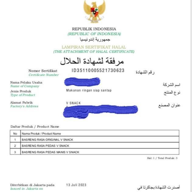 

BUNDLING BASRENG PEDAS MANIS 500GR & ORIGINAL 500GR TOTAL 2PCS KERING MAKANAN FOOD SNACKS