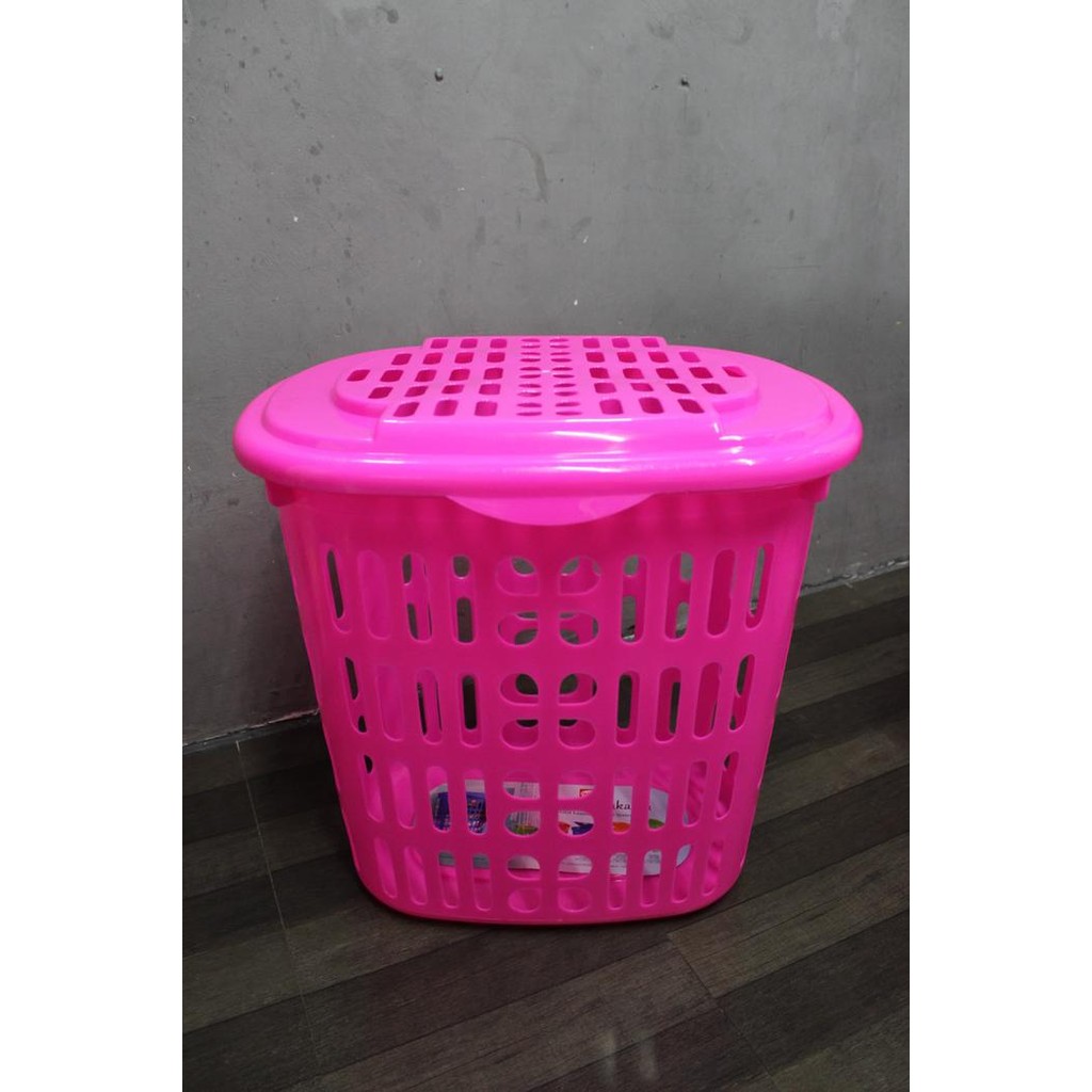 LAUNDRY BASKET SHINPO KOTAK KERANJANG PAKAIAN KOTOR CUCIAN BAJU JUMBO