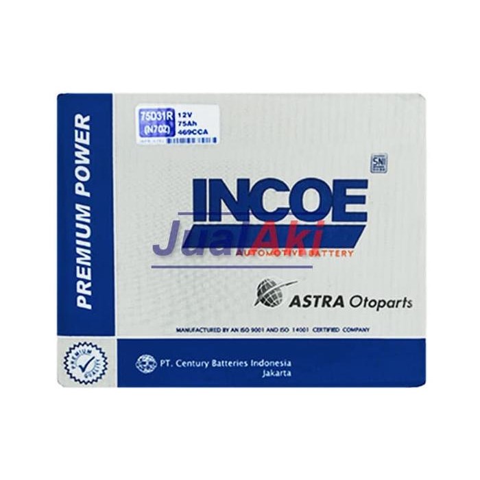 INCOE PREMIUM N70Z KOSONG TANPA AIR