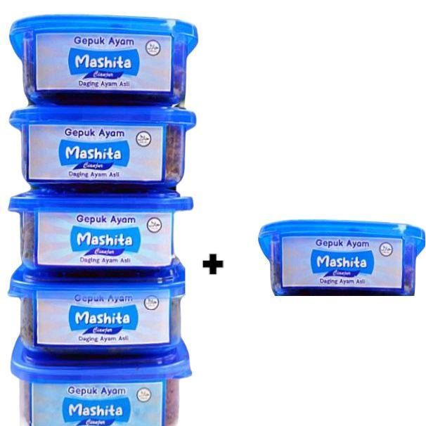 

TERLARIS Paket Hemat Gepuk Ayam Mashita 5 toples Gratis 1 Toples READY STOCK