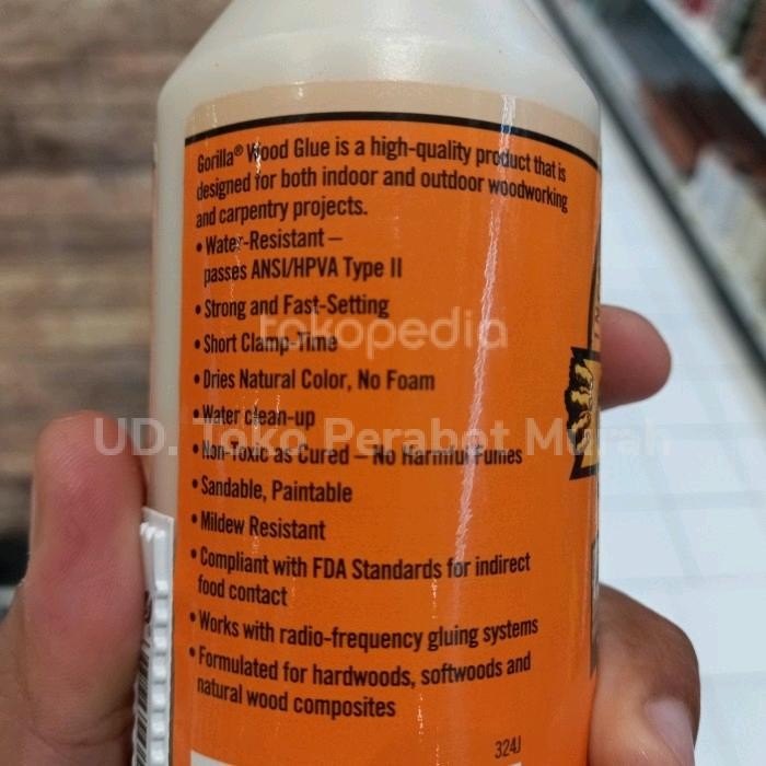 

GORILLA LEM KAYU WOOD GLUE MADE IN USA 236ML