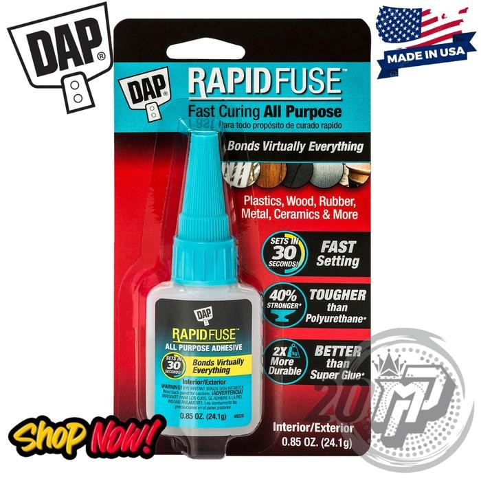 

DAP RAPIDFUSE ALL-PURPOSE ADHESIVE 0.85 OZ LEM SERBAGUNA USA