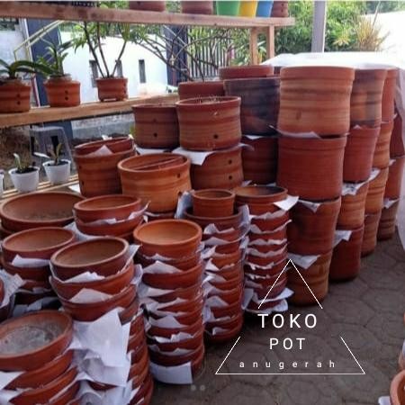 Jlterang Pot Tanah Liat Bonsai/Pot Bonsai Tanah Liat