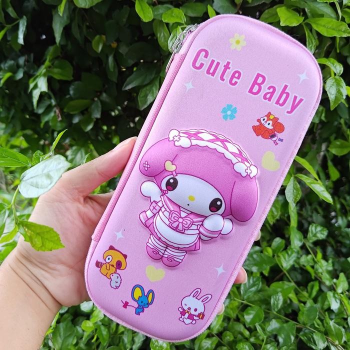 

KOTAK PENSIL ANAK 3D TIMBUL KARAKTER Sanrio Kuromi melody dll