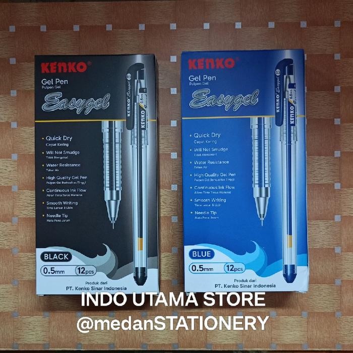 

NEW PRODUK [12 PCS] PULPEN KENKO EASY GEL 0.5 MM WARUNG ARA67