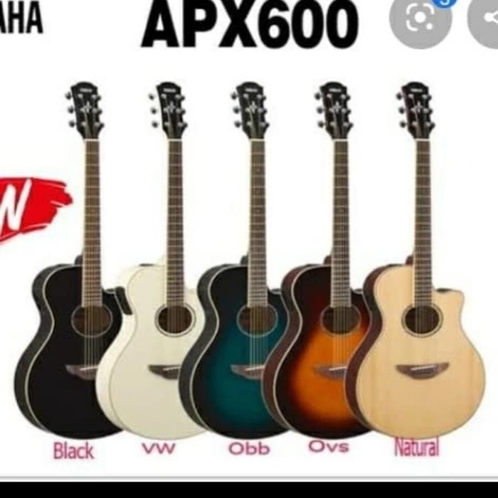 YAMAHA GITAR AKUSTIK ELEKTRIK APX600 / APX 600 / APX-600 ORIGINAL
